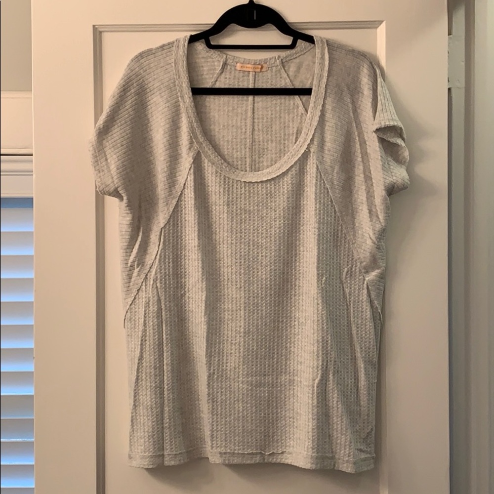 Sweet Romeo Gray Waffle Tee